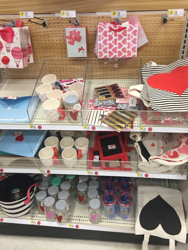 Valentine's Day finds in the Target Dollar Spot