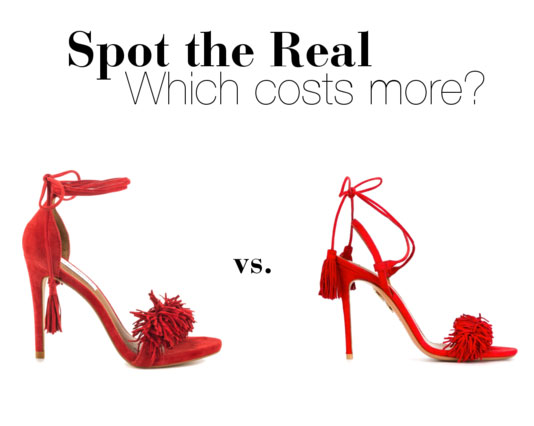Can you spot the real Wild Thing heels?