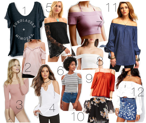 12 cute and cheap off-the-shoulder tops on a budget