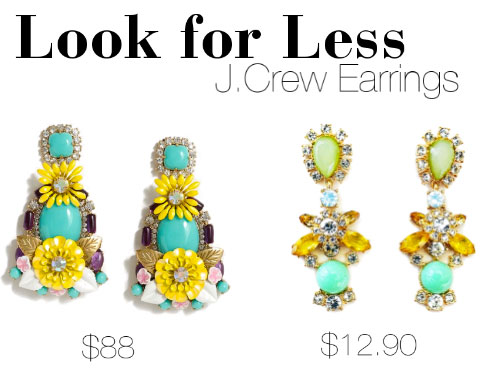 J.Crew earrings look for less