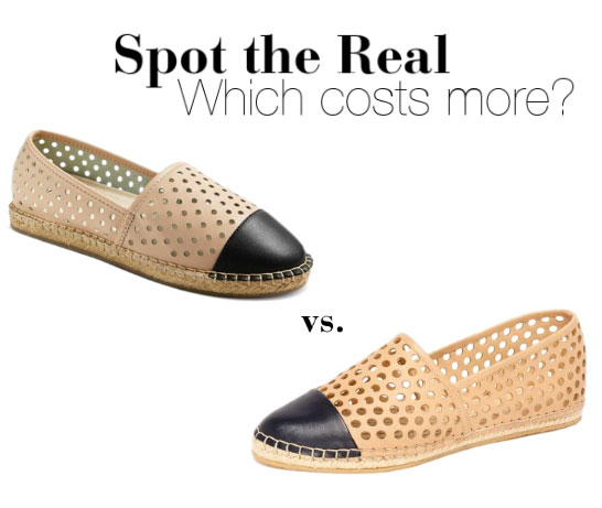 Can you guess which espadrilles cost more?