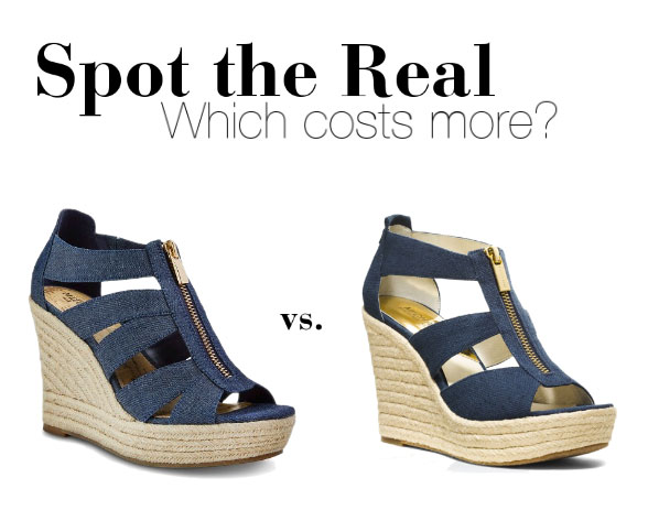 Can you guess which wedges cost more?