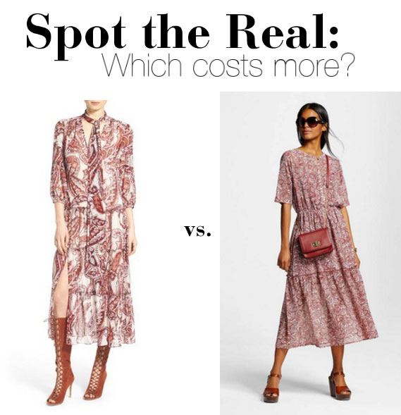 Can you guess which dress costs more?