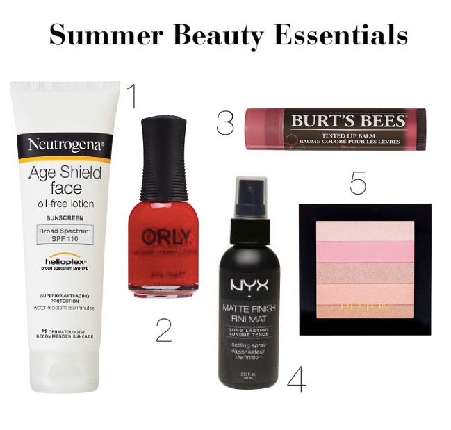 Ashley's Summer Beauty Essentials