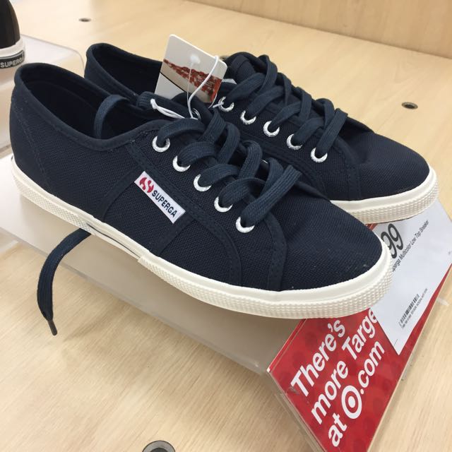 See in-store photos of the Superga x Target limited-edition sneaker collaboration.