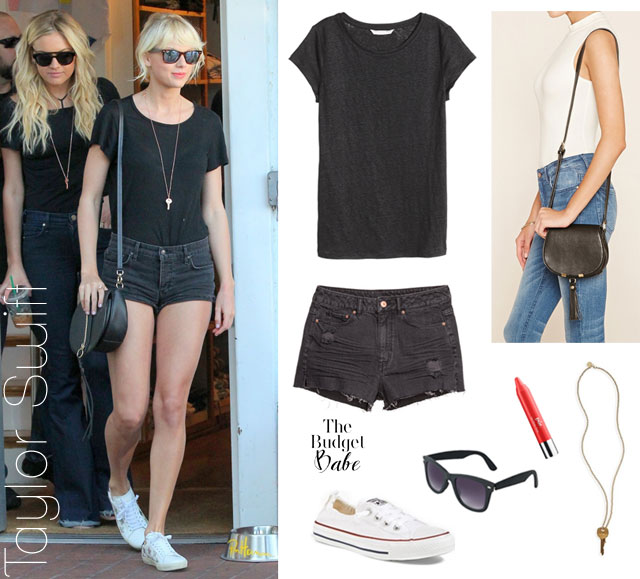 Recreate Taylor Swift's casual summer style with affordable fashion finds.