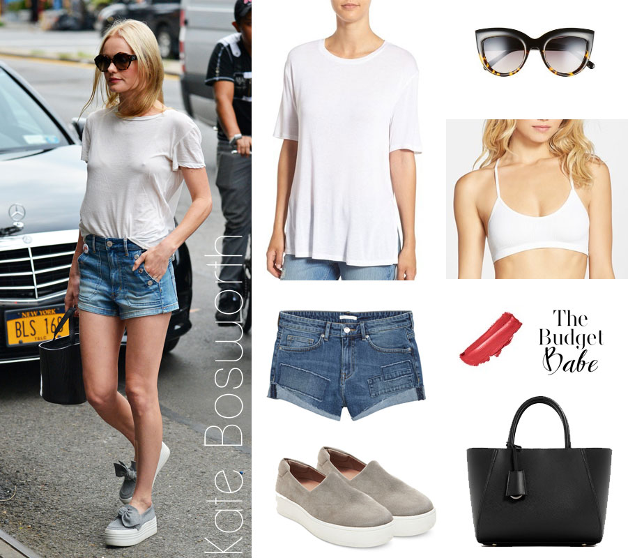 Kate Bosworth's effortless summer style is easy to recreate on a real girl's budget.