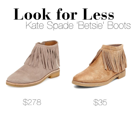 The Look for Less: Kate Spade New York 'Betsie' Fringe Boots