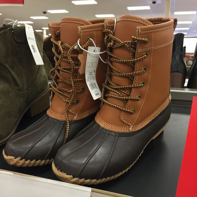See in-store pics of the new fall boots at Target