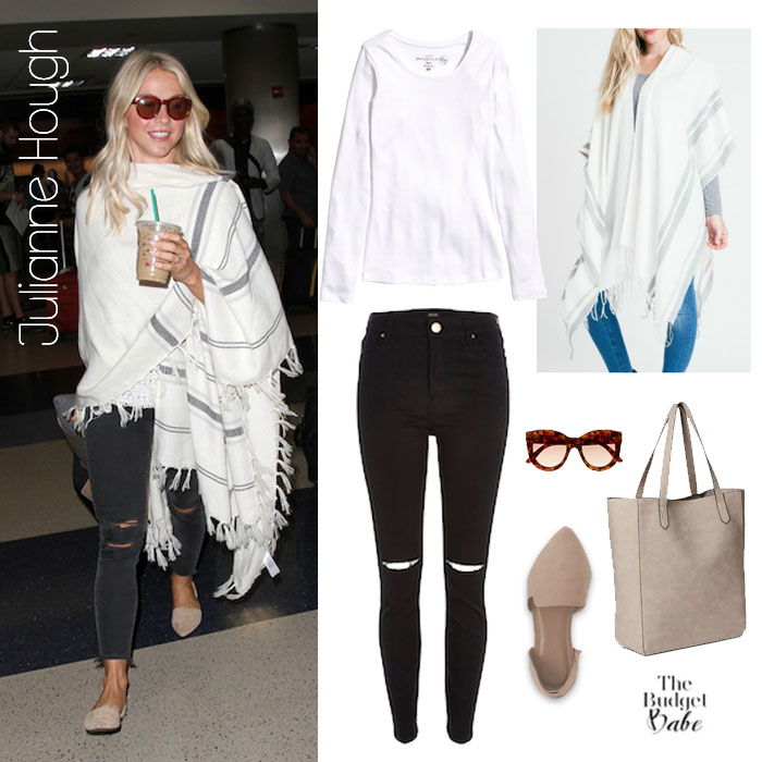 Julianne Hough White Wrap Look for Less