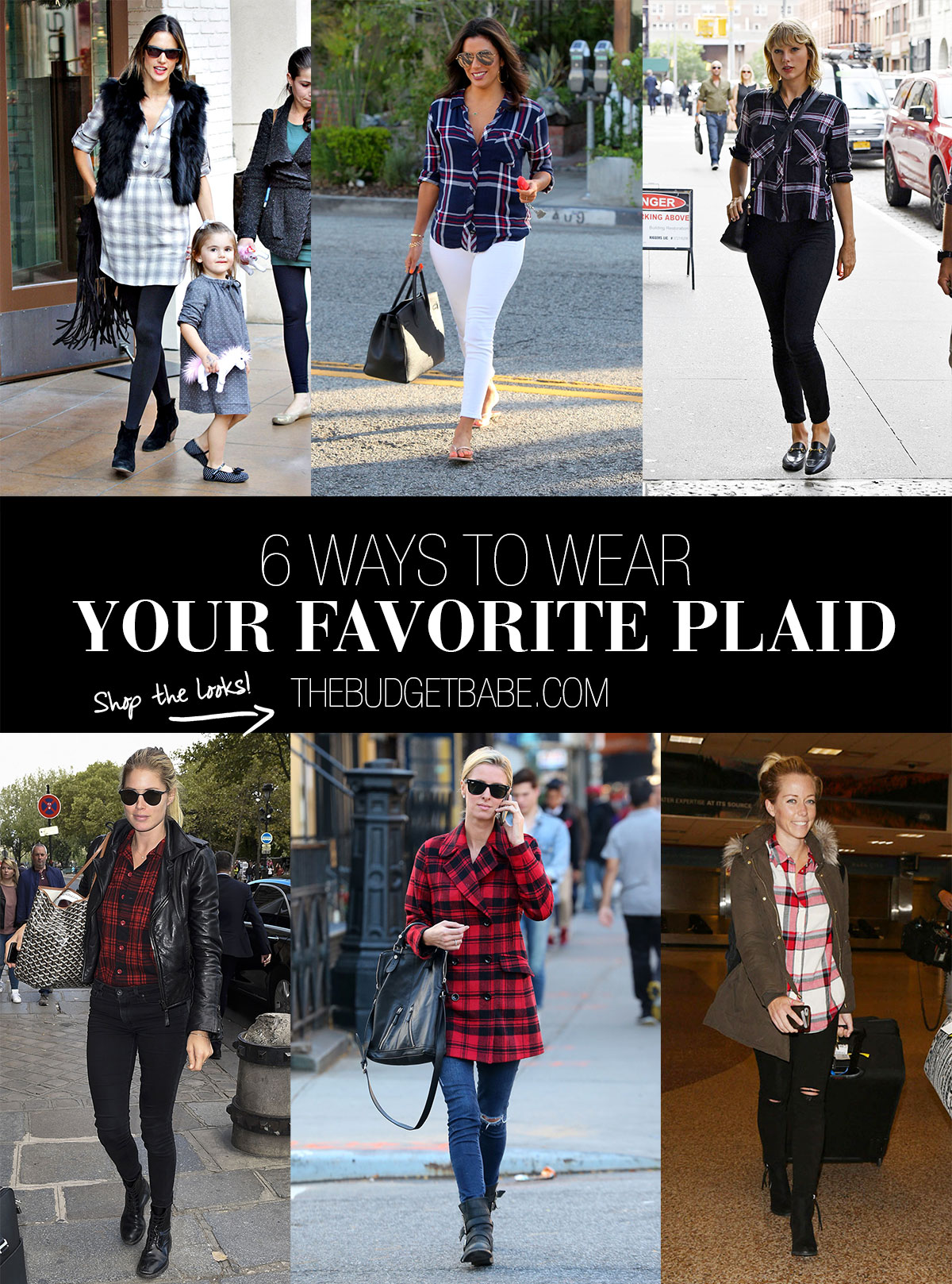 Here's how to wear plaid 6 ways inspired by your favorite celebs.