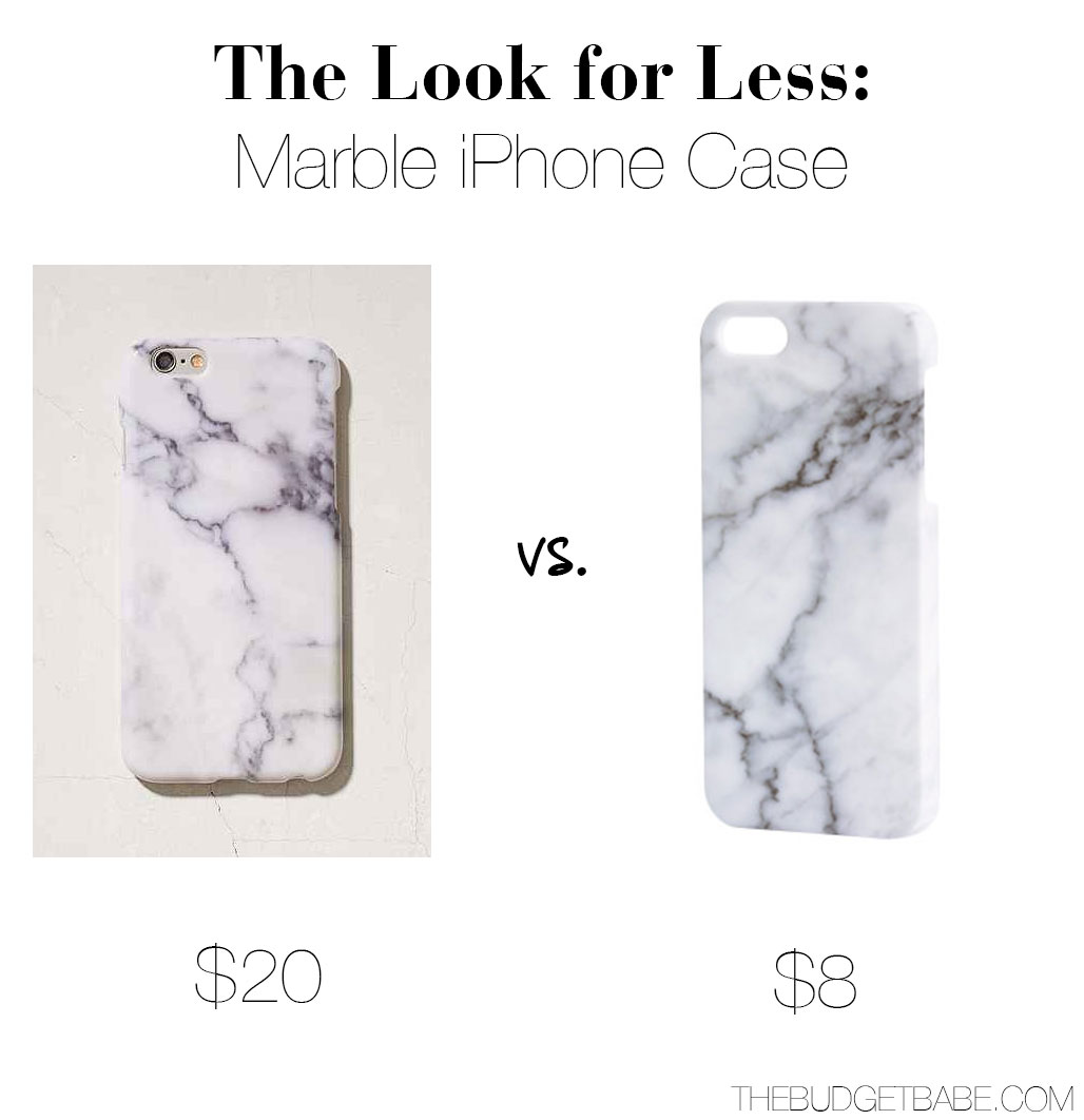 Marble iPhone cases from $20 to $8