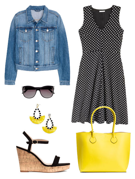 Polka dots always feel right for spring.