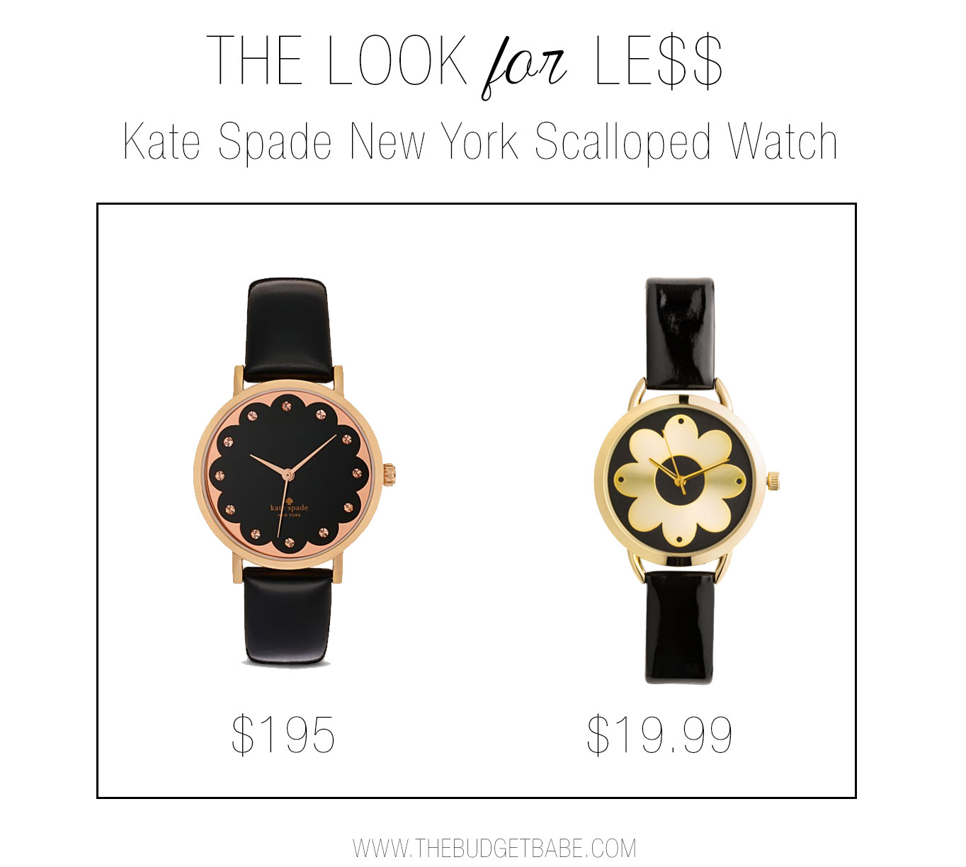 The Look for Less: Kate Spade Scalloped Watch