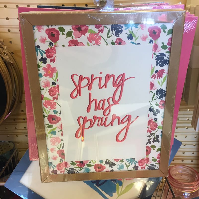 Spring has sprung in the Target dollar bins.