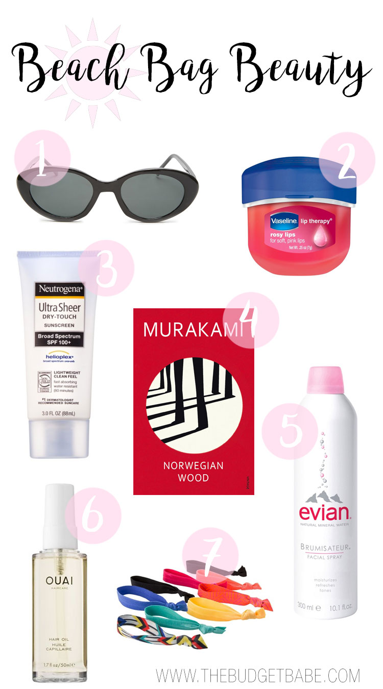 Beach bag beauty must-haves