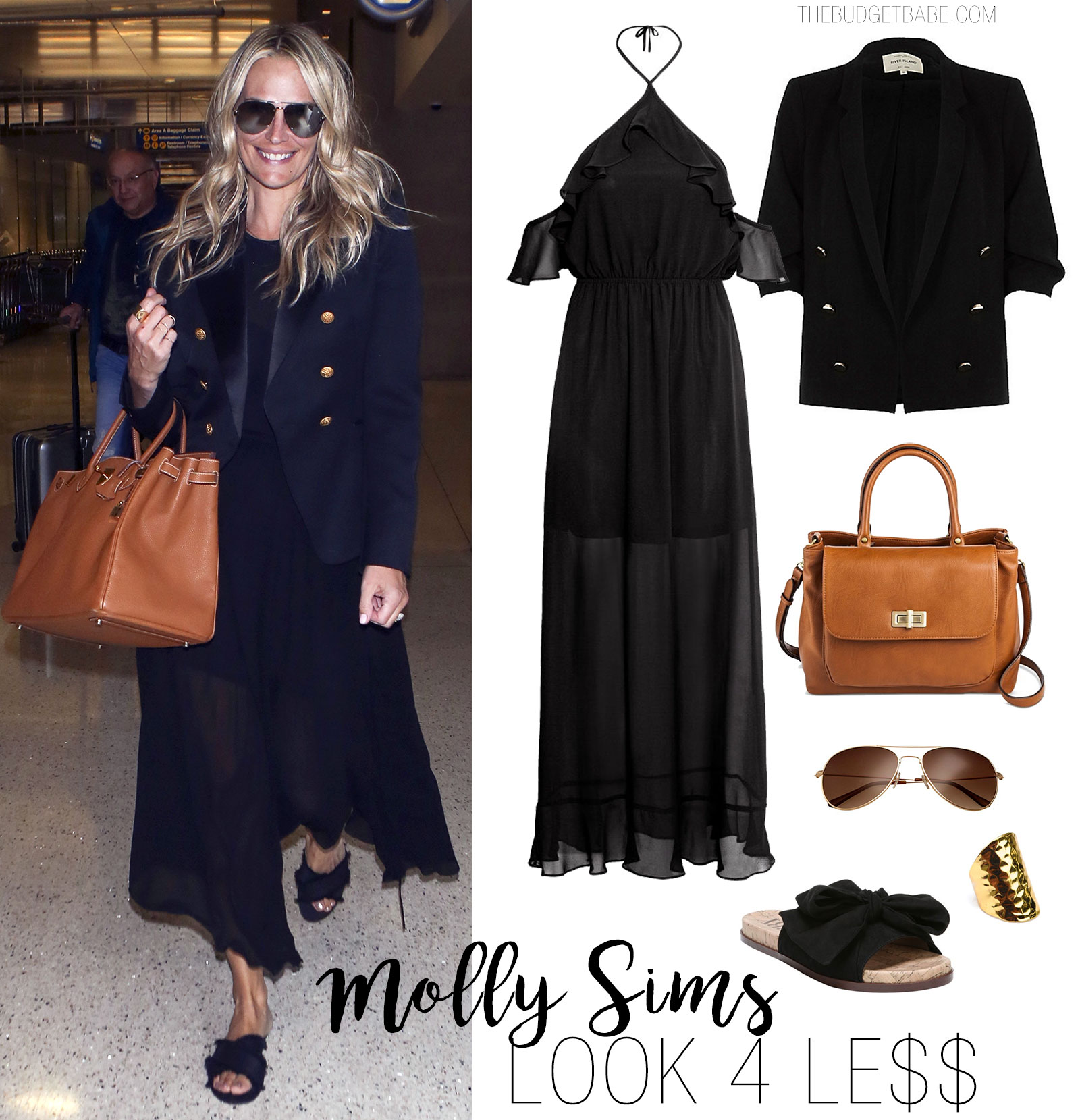Molly Sims fashion style is classic and chic.