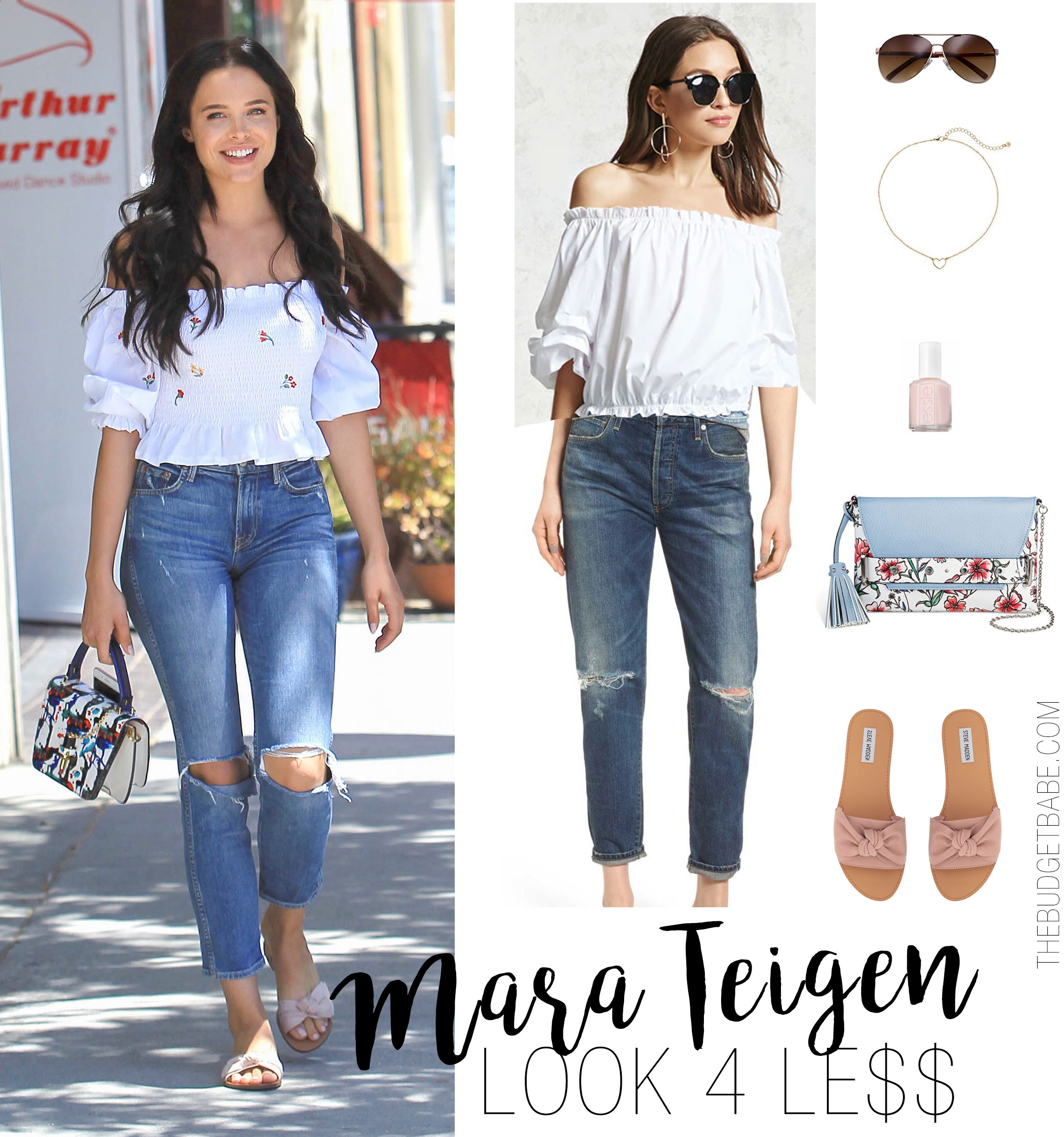 How to style an off-the-shoulder top for summer