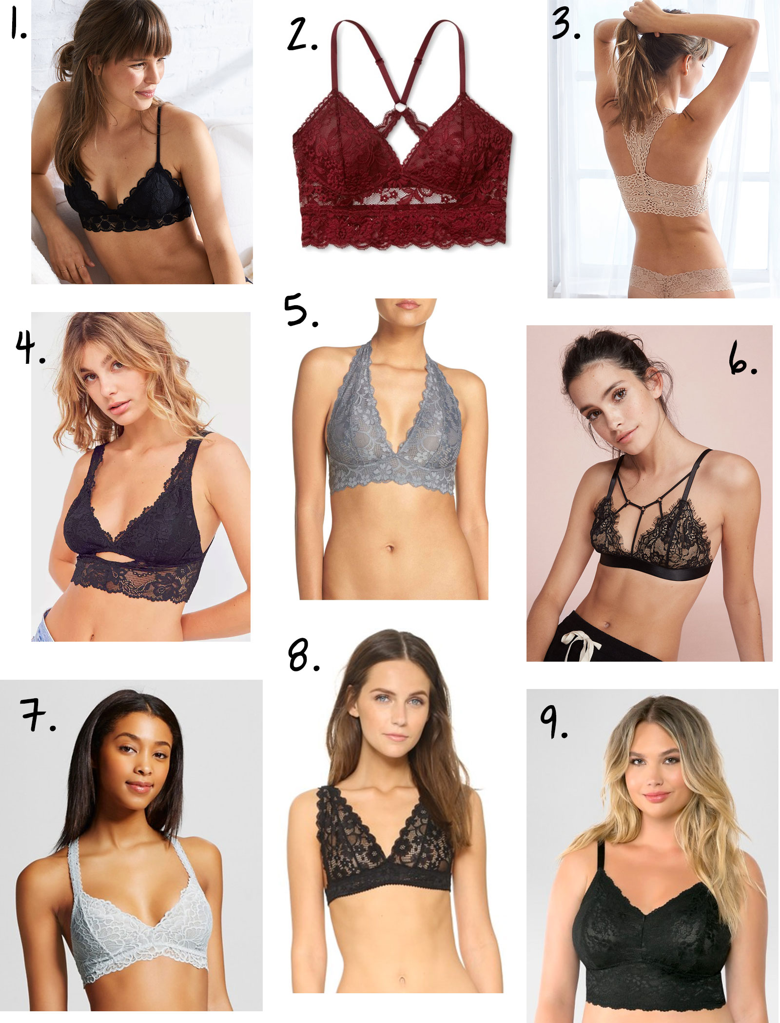 Best bralettes on a budget
