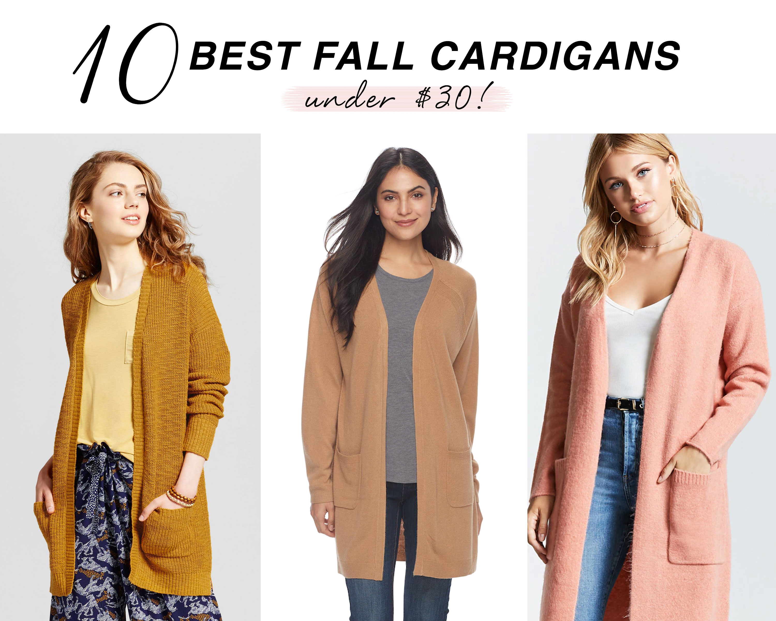 Shop the best fall cardigans on a budget