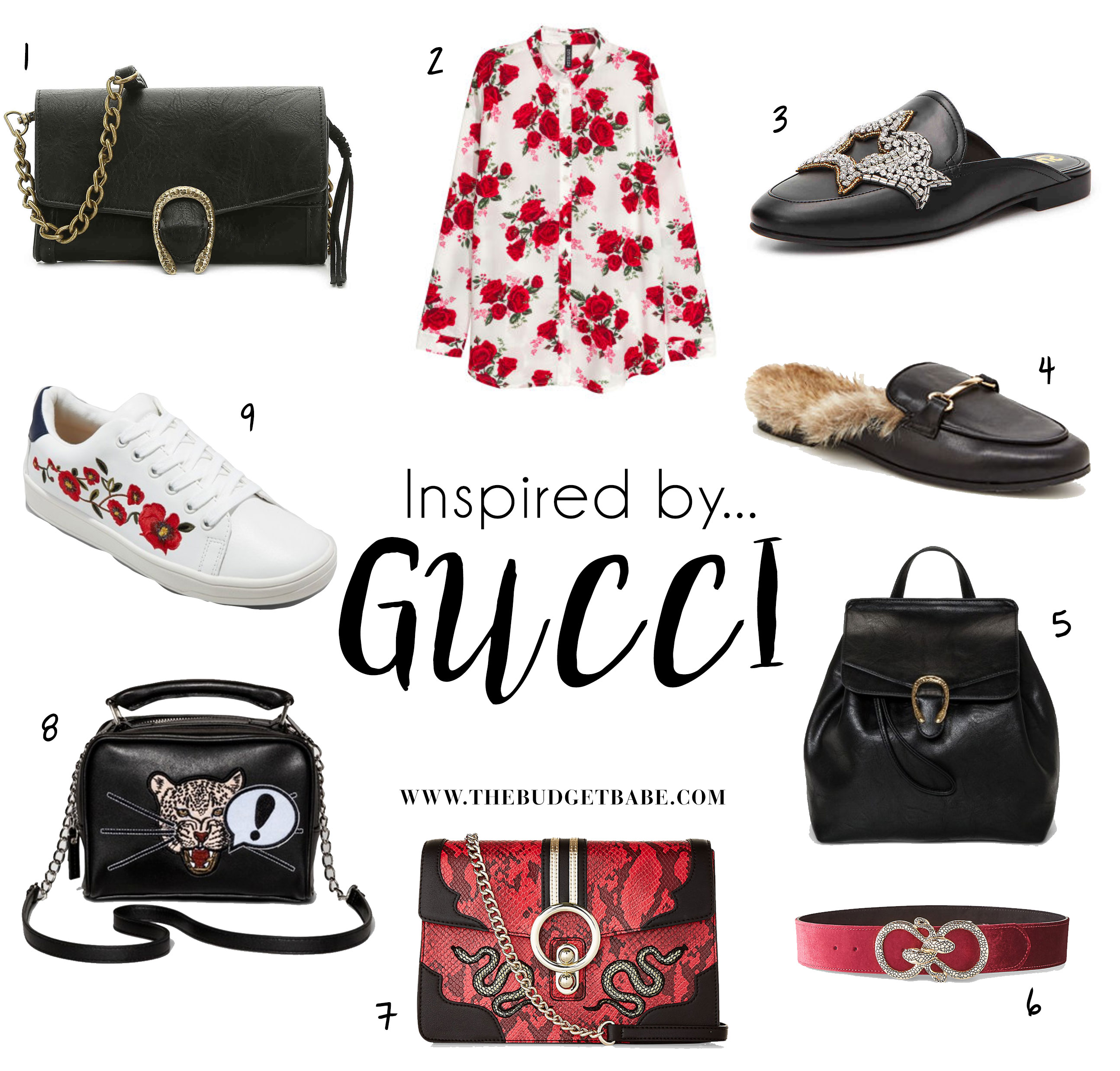 Shop fashions under $50 inspired by Gucci.