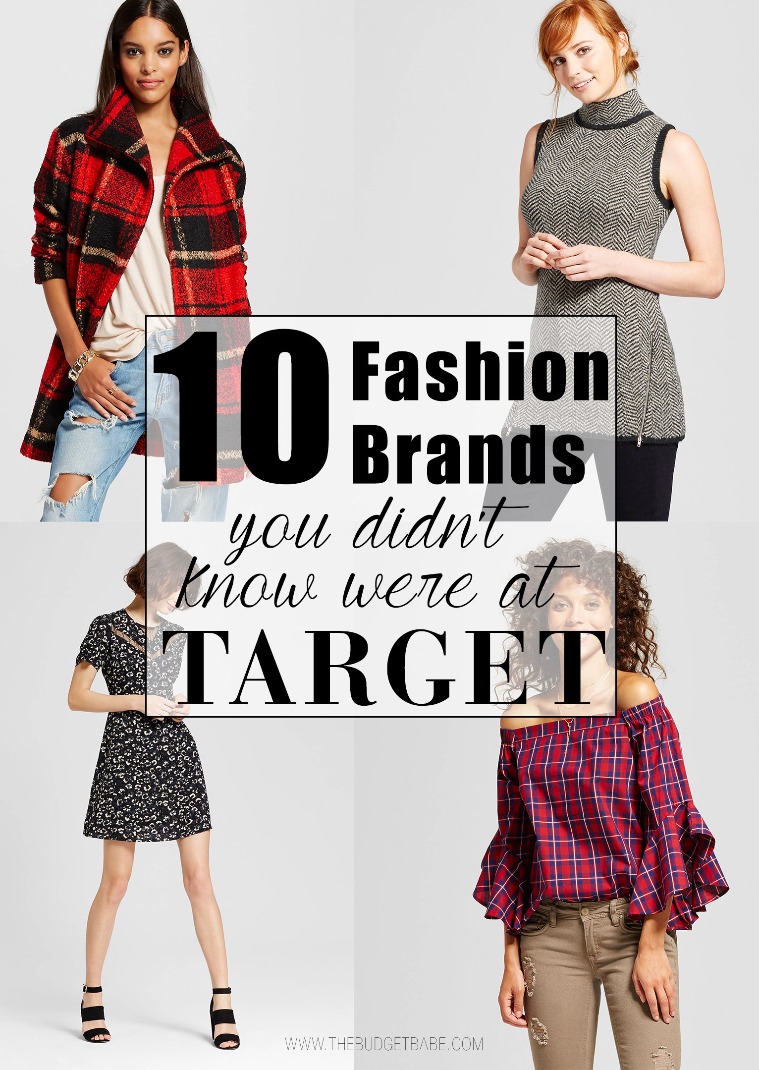 Here are 10 fashion brands you might not know at Target.