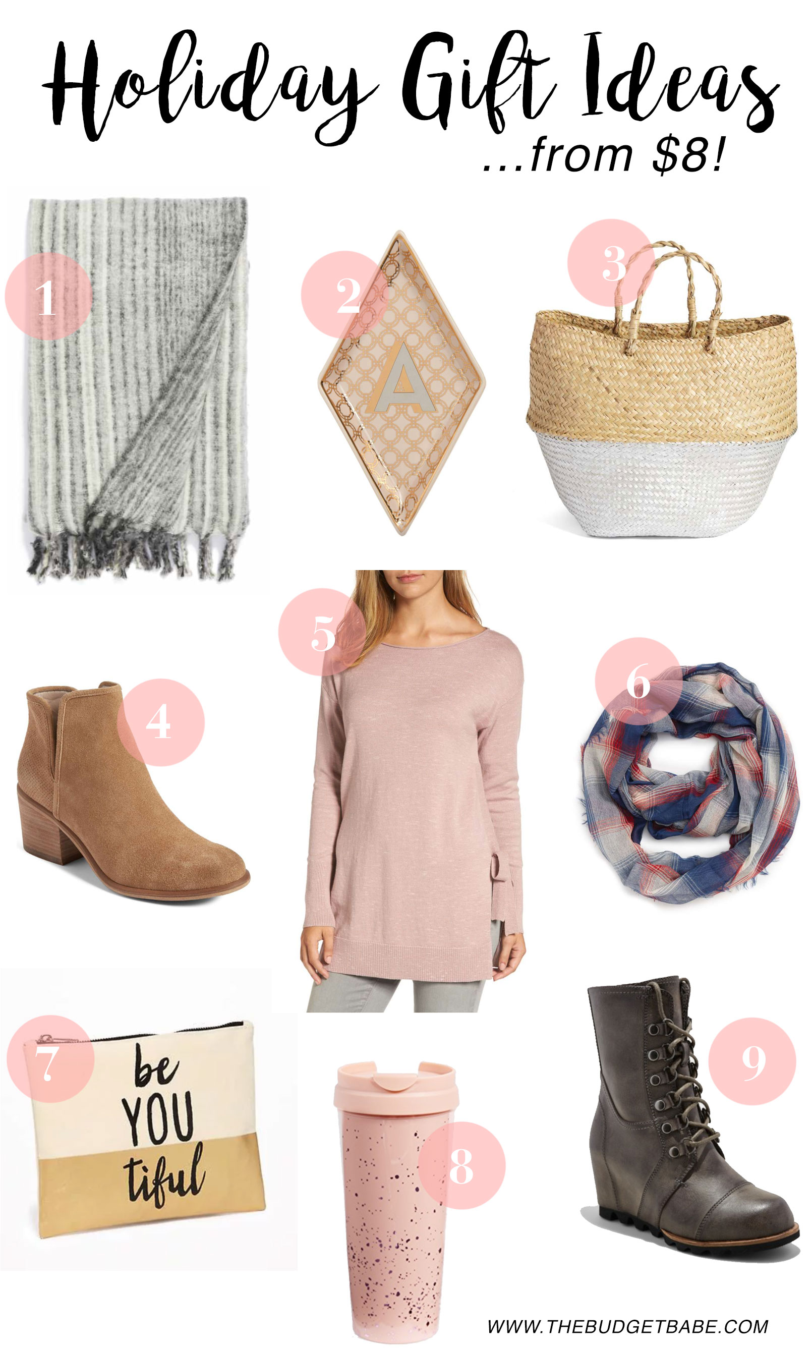 Holiday Gift Guide Ideas on a Budget from Fashion Blog The Budget Babe