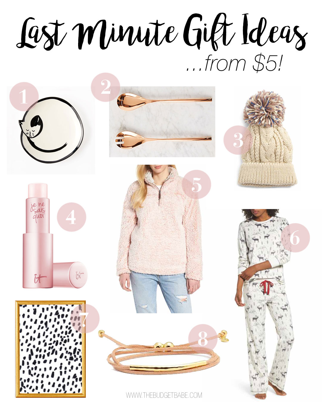 Last Minute gift ideas for girlfriends, sisters, mom and more! From just $5! Fashionable on-trend picks