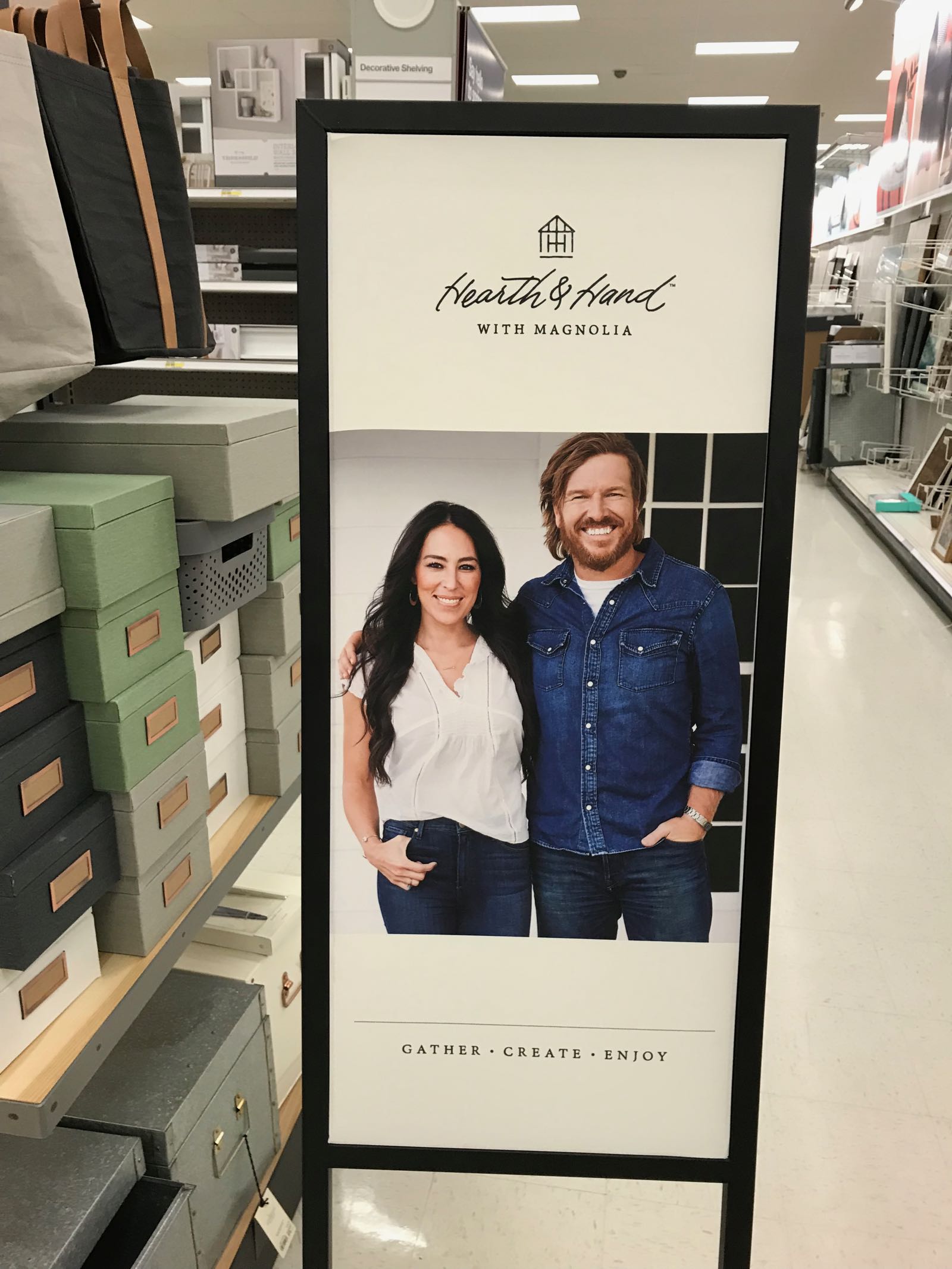 See in-store photos of Hearth and Hand by Magnolia at Target.