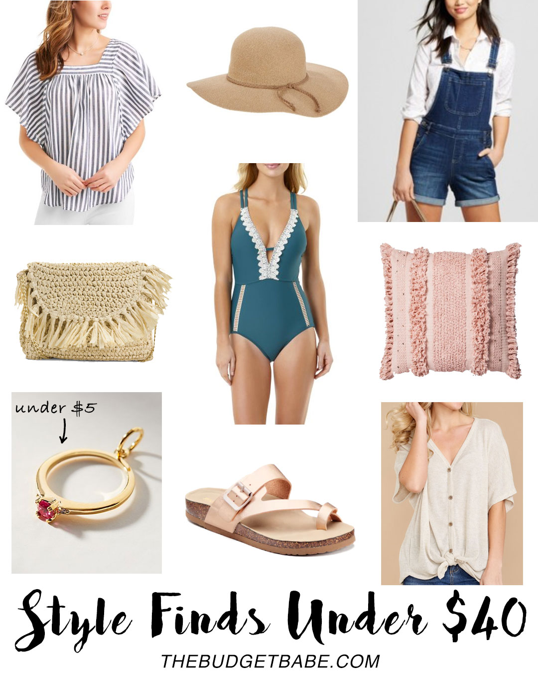 Style Finds Under $40 - now this is a budget fashion blog for real!