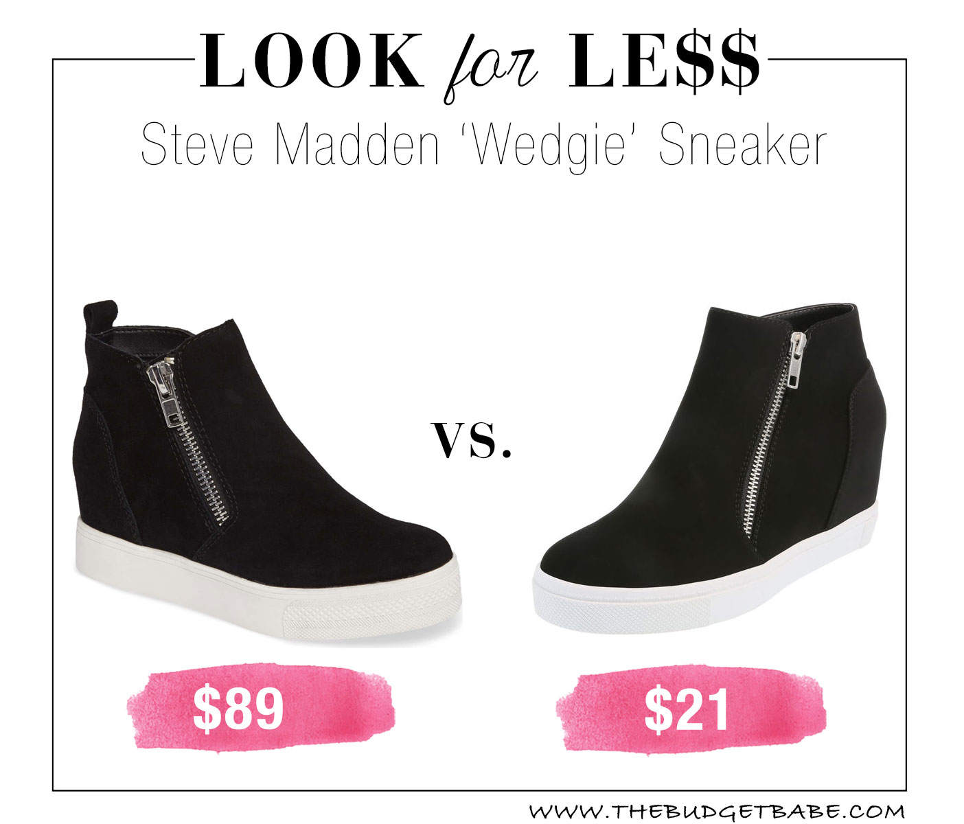 Steve Madden Wedge Sneaker dupe at Payless!