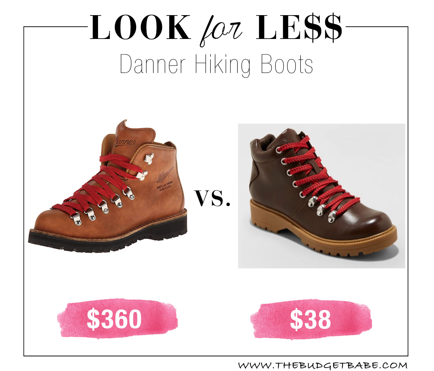 Danner hiking boot dupes at Target!