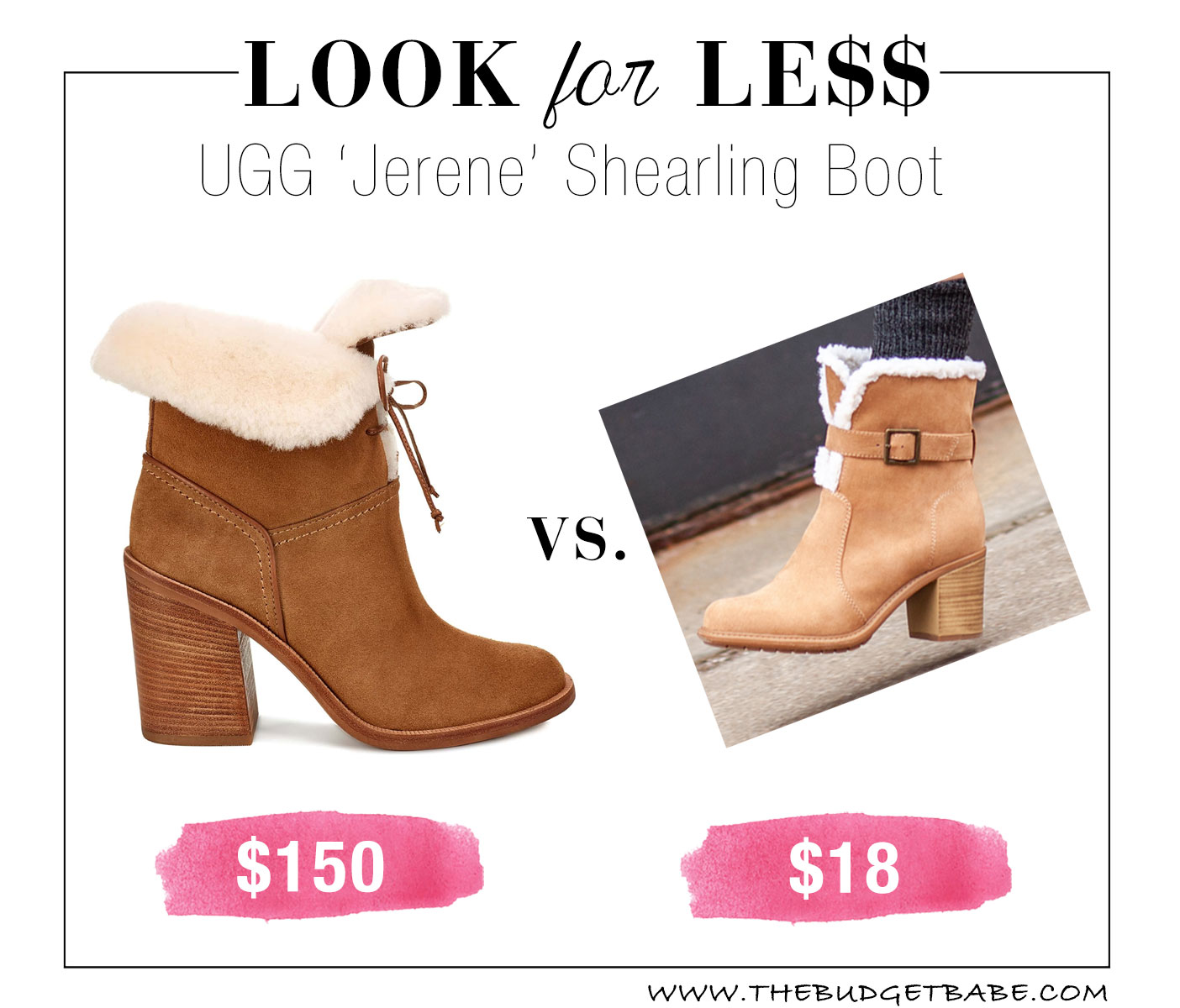 Ugg look for less at Payless!
