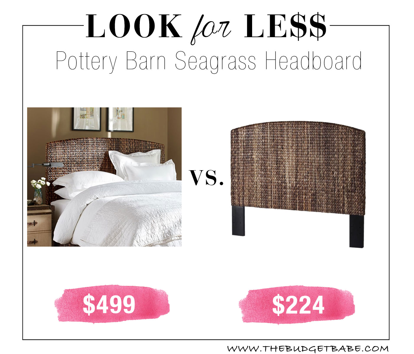 Love this Pottery Barn look for half the price!