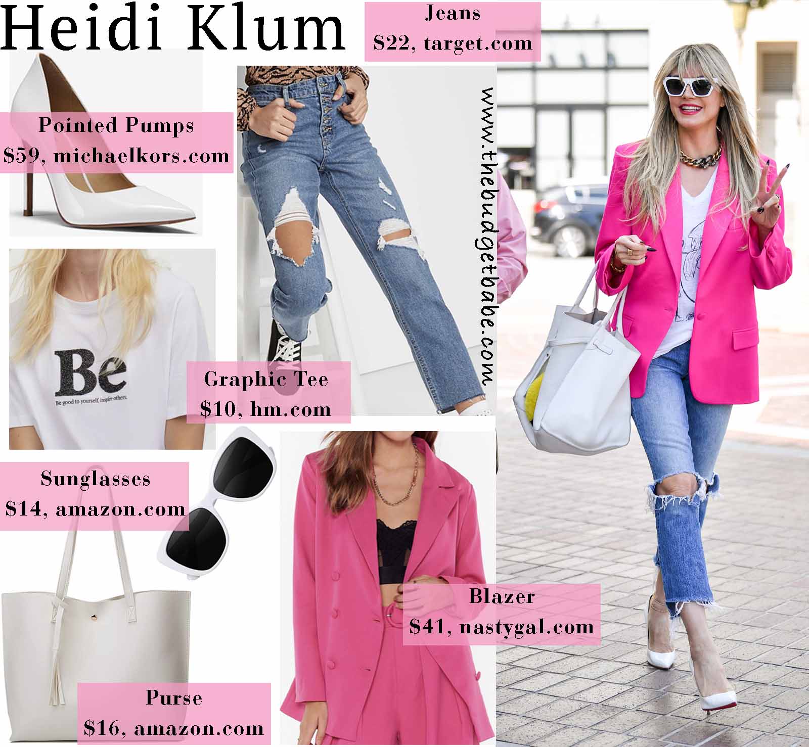 Heidi's street style stands out!