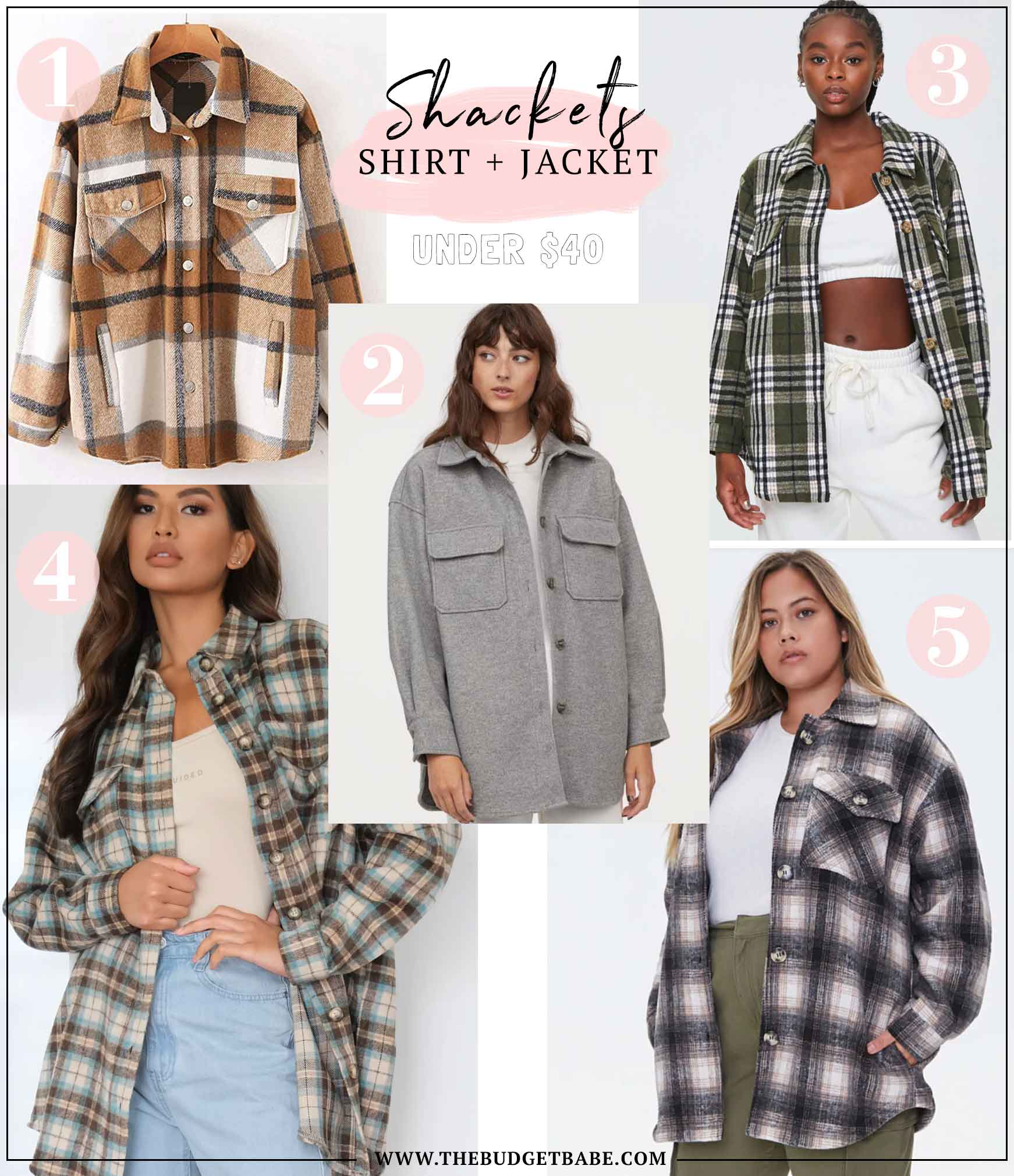 Try the shacket trend! The best of both worlds, under $40
