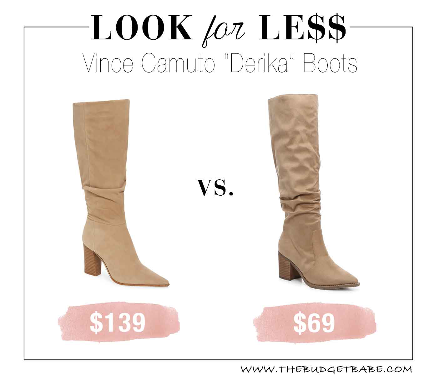 Wow this looks just like the Derika boots for half the price!