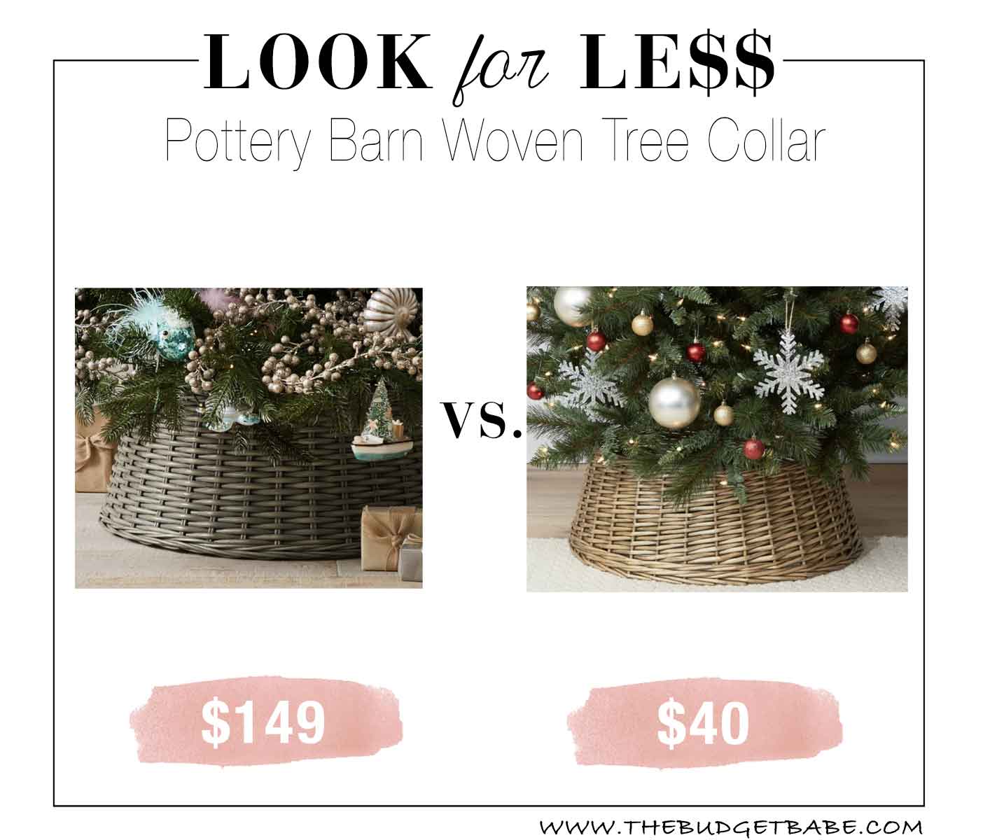 Look for Less: Pottery Barn Tree Collar