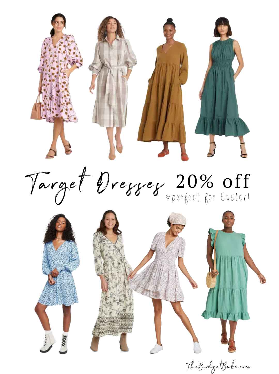 Target dresses on sale, perfect for Easter and spring!