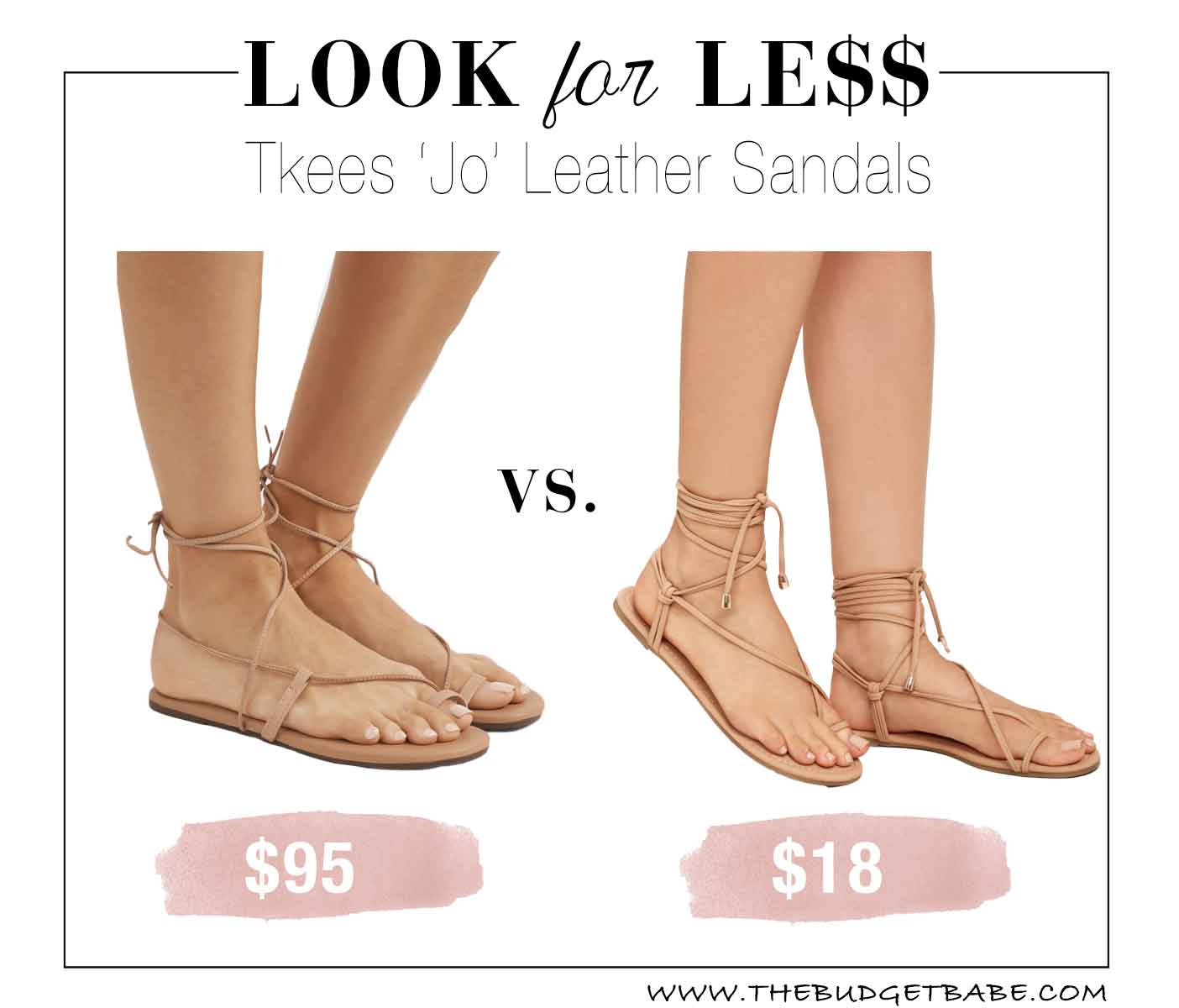 Look for Less: Tkees Sandals