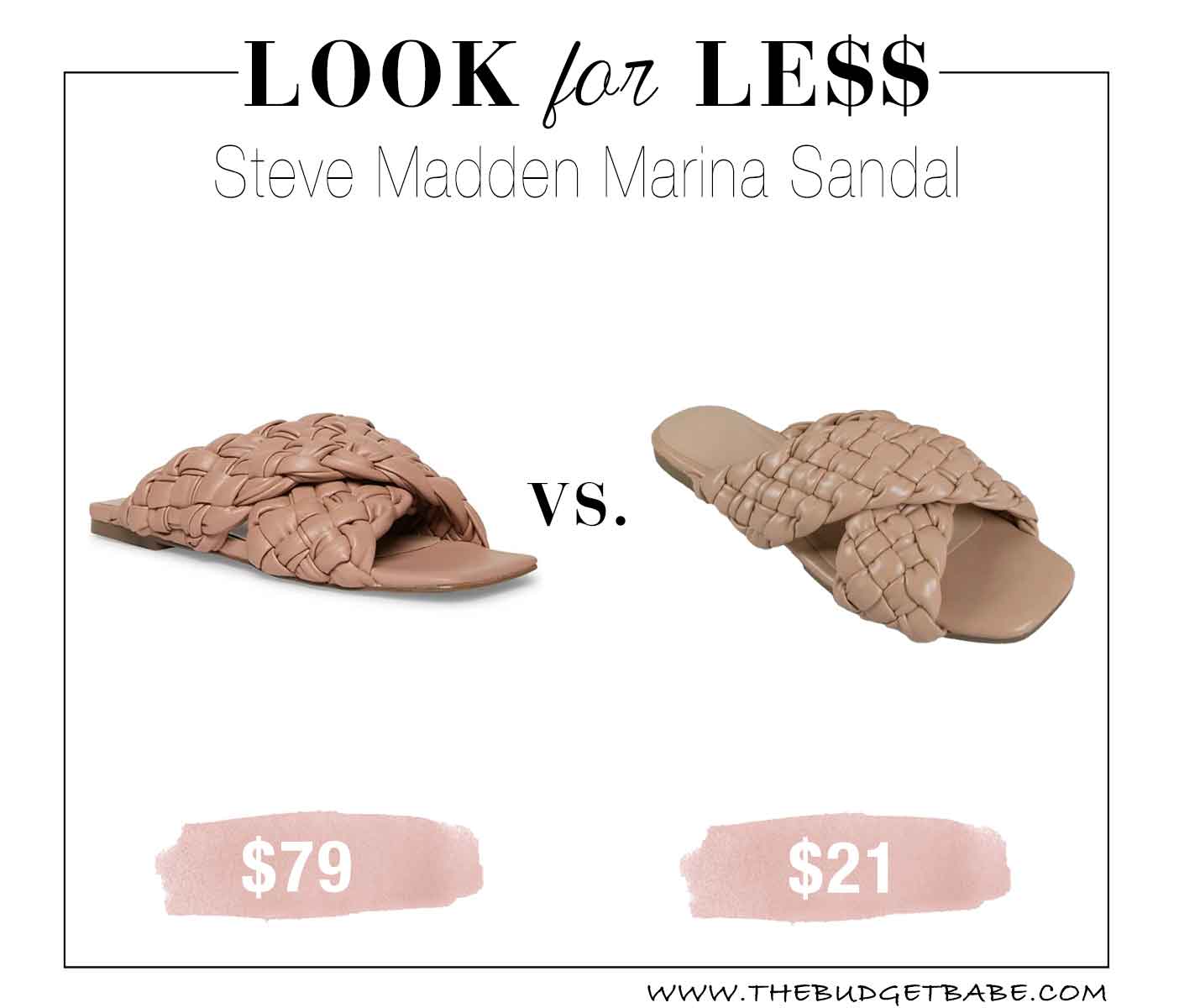 Steve Madden Look for Less: Braided Marina Leather Slide Sandals Plus Macy's Shoe Sale!