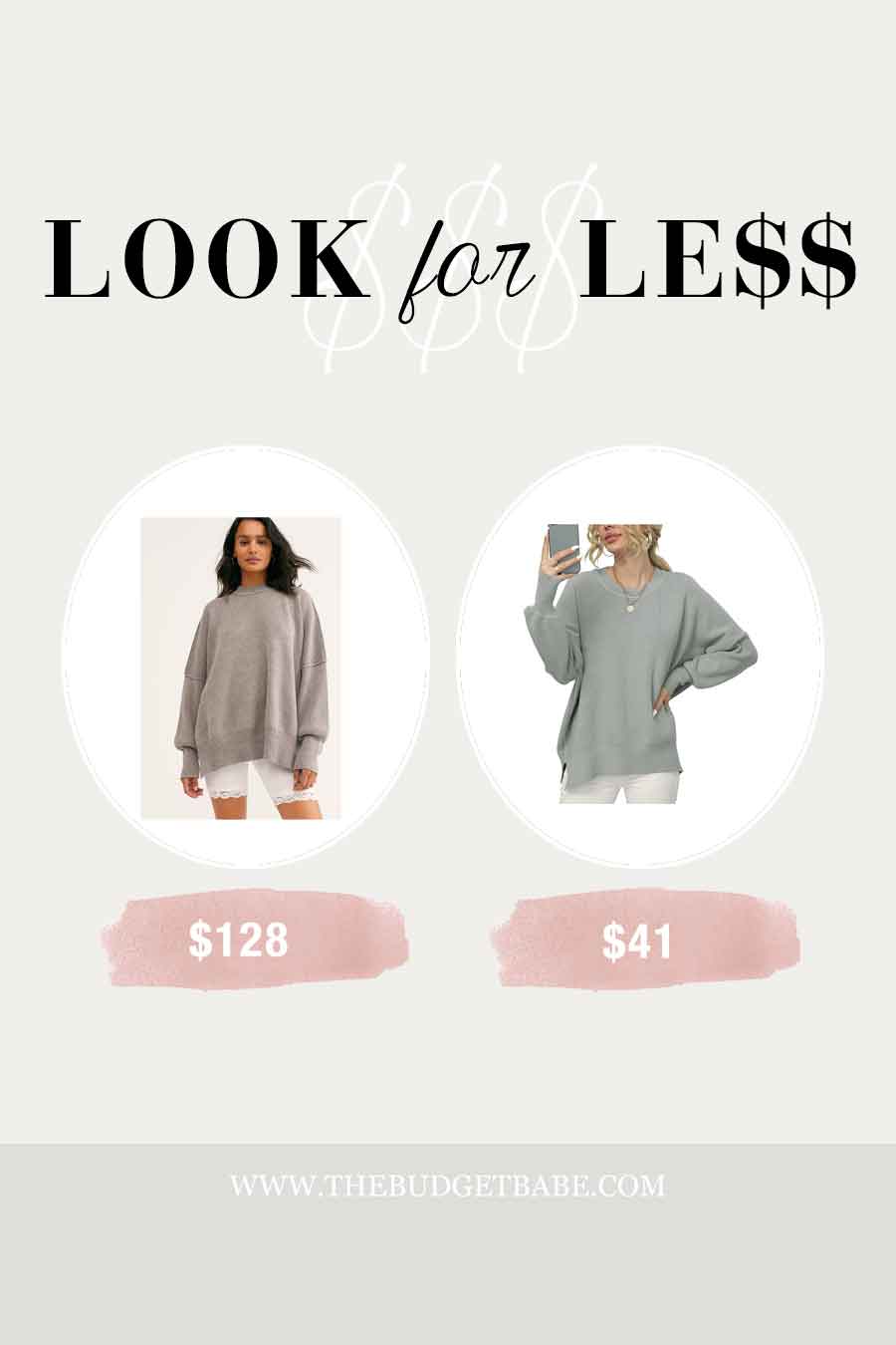 Free People easy street tunic sweater look for less