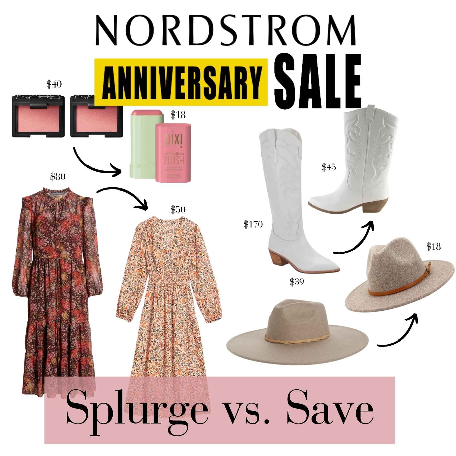 Nordstrom Anniversary Sale save vs. splurge