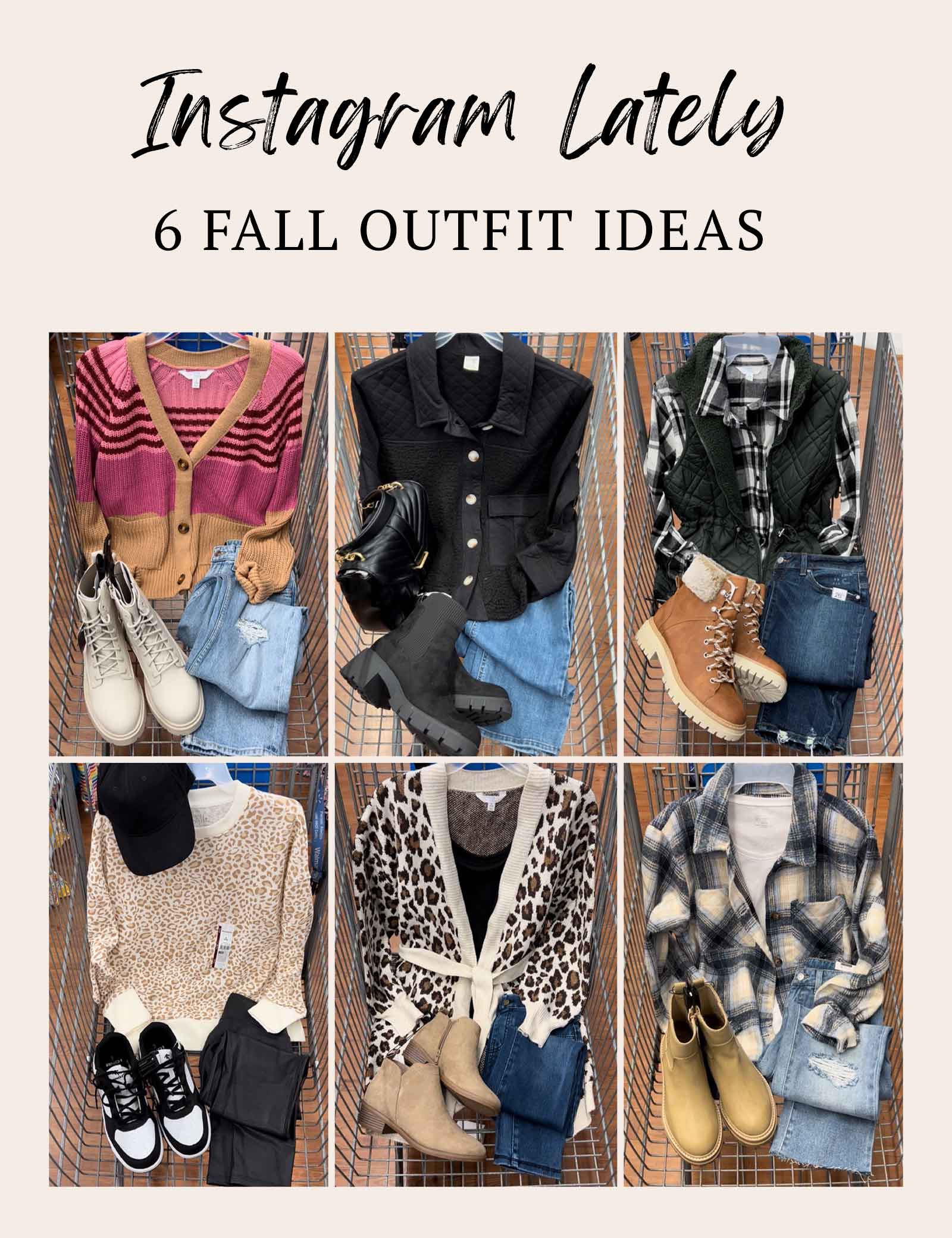 Instagram lately | 6 Fall Outfit Ideas