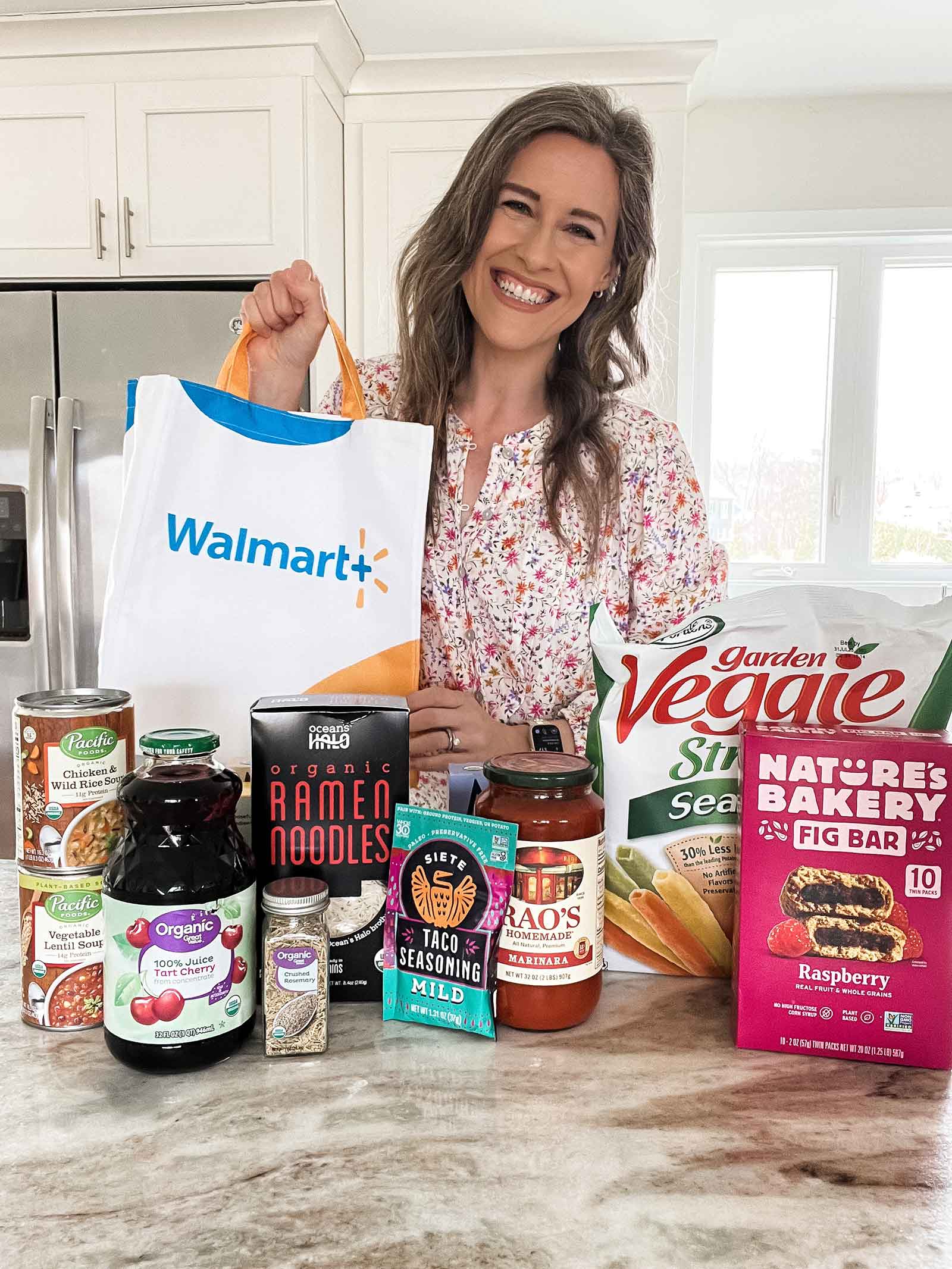Walmart+ membership is totally worth it! Here are some of my favorite benefits and healthy foods I can get delivered with my membership.