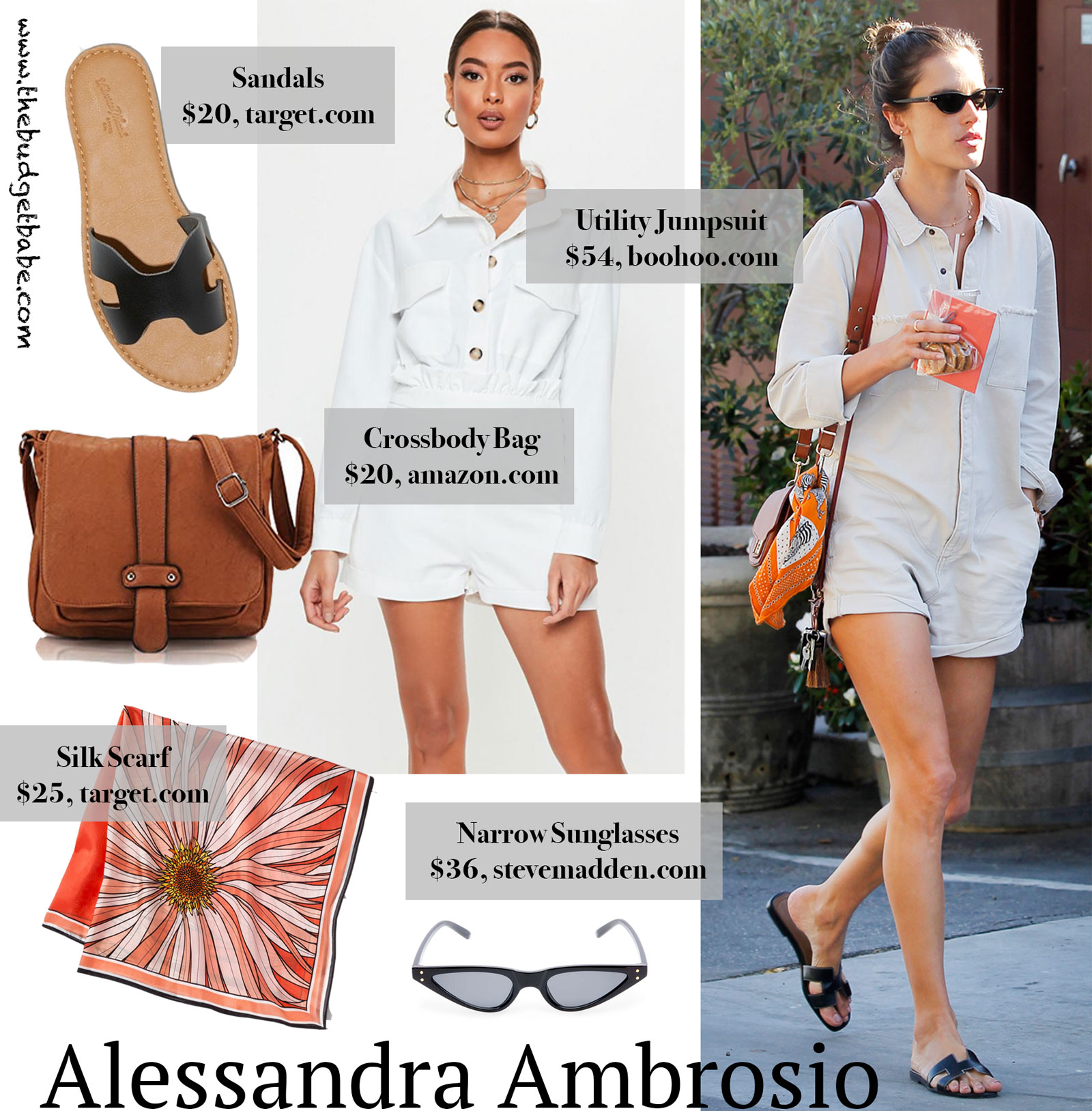 Alessandra Ambrosio ONETEASPOON Jumpsuit Look for Less