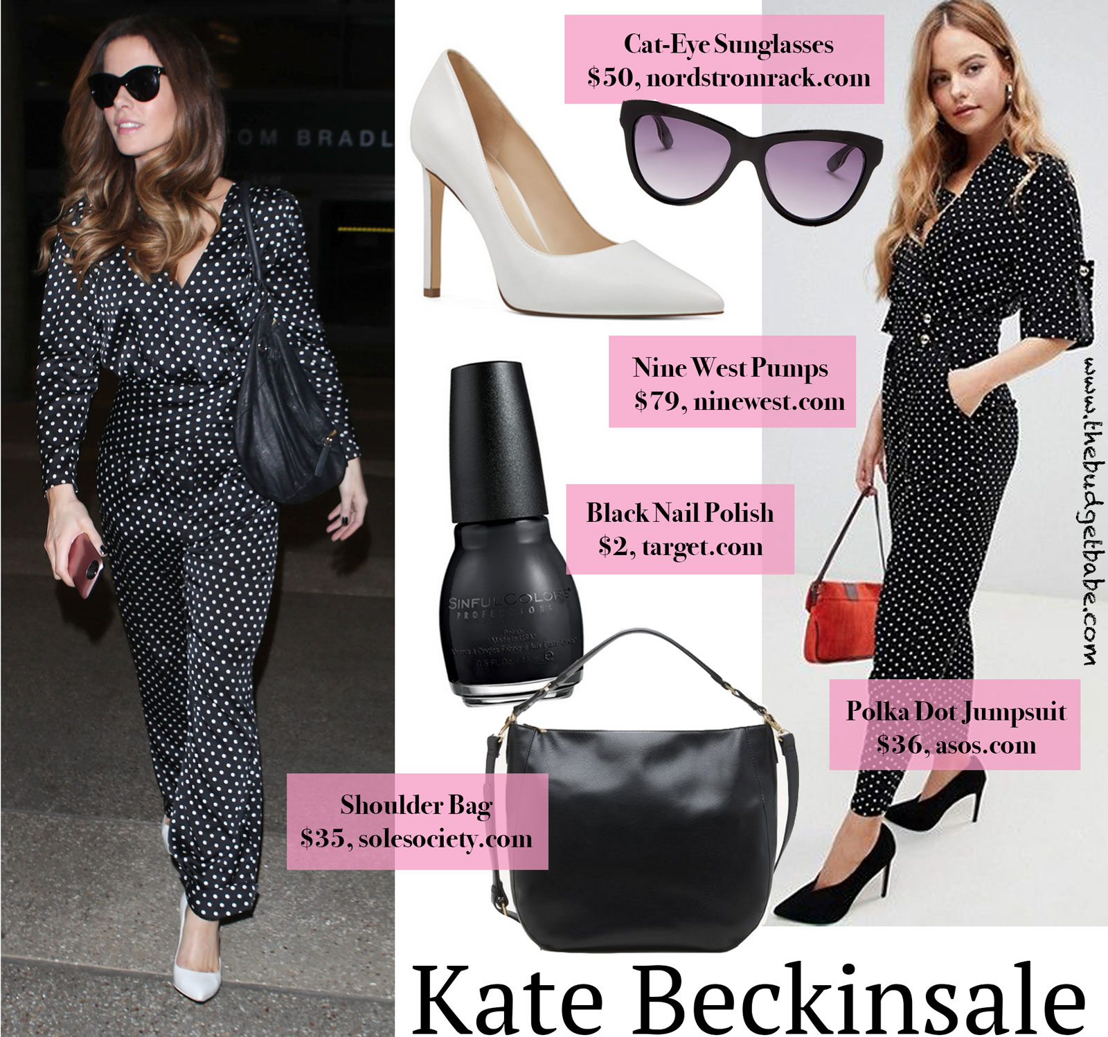 Kate Beckinsale Polka Dots and Givenchy Bag Look for Less