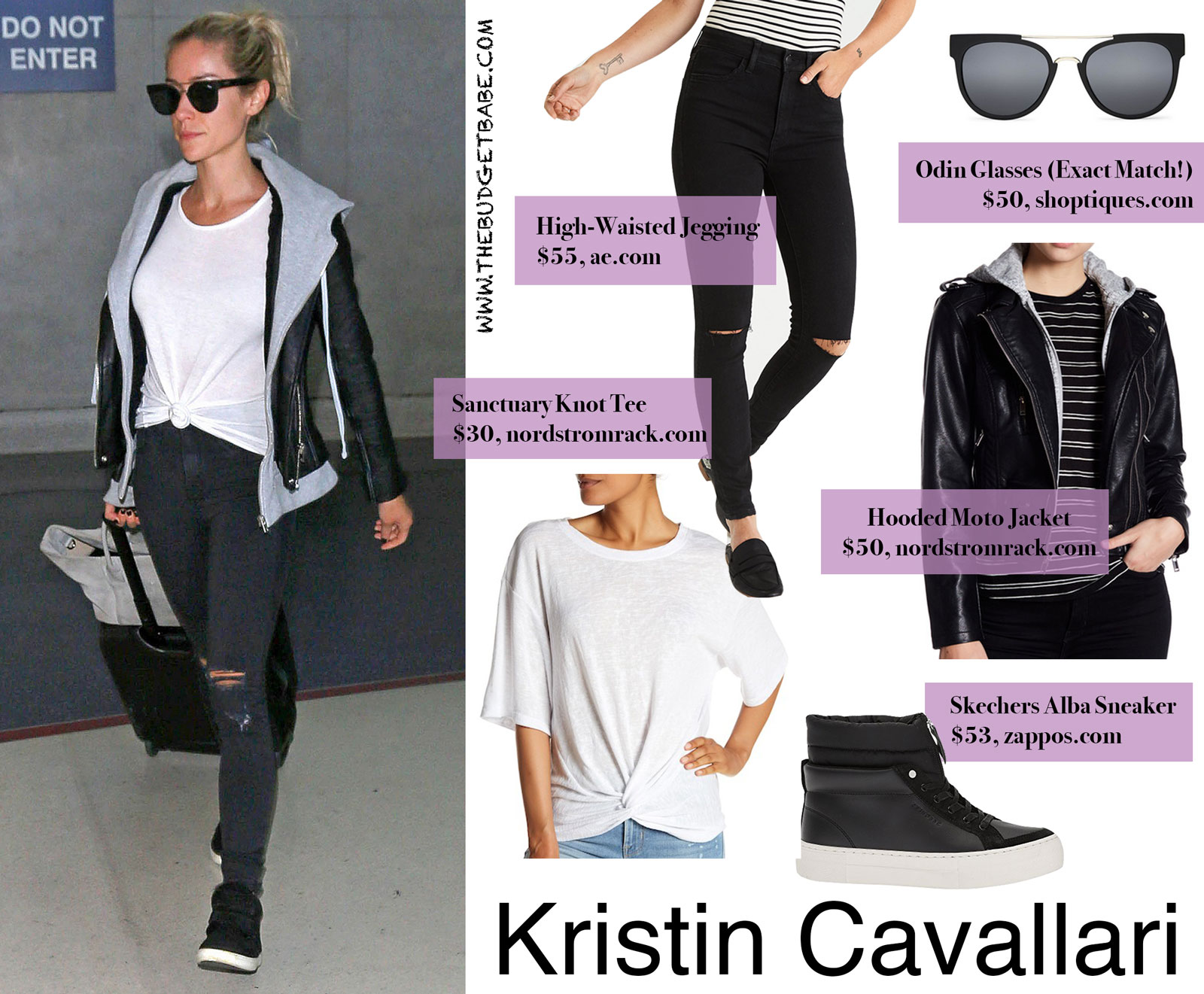 Kristin Cavallari Airport Style Look for Less
