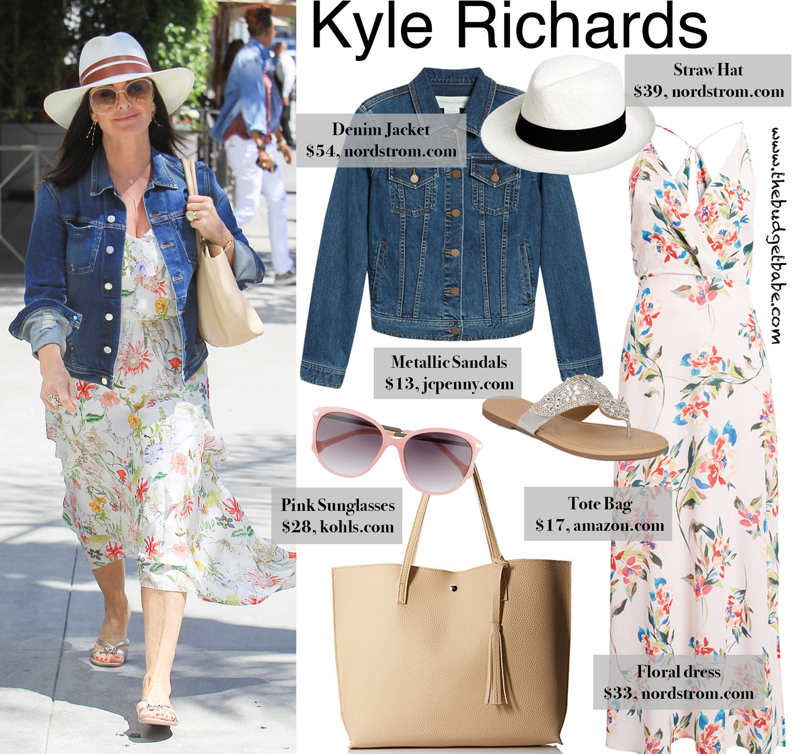 Kyle Richards' Floral Dress Look for Less