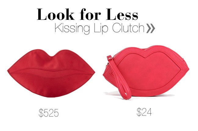 Charlotte Olympia Lips Clutch Look for Less